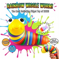 Click & Wiggle Crocodile Slug - Satisfying Articulated Fidget for Hands