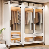 Wardrobe Locker Simple Home Wardrobe Bedroom Mobile Metal Wardrobe