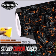 CARBON FORGED STICKERS CARBON FORGED STICKERS 50 X 50 CM