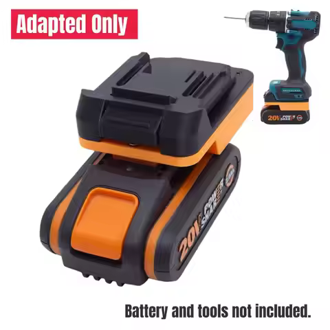Adapter For Worx To Makita For Worx 20V 4PIN Li-ion Battery Convert To Makita 18V Tool Converter（ No