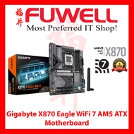 FUWELL - Gigabyte X870 Eagle WiFi 7 AM5 ATX Motherboard [3 Years Local Warranty]
