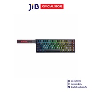 KEYBOARD (คีย์บอร์ด) AULA WIN68HE GRAY WOOD MAGNETIC SWITCH RGB EN/TH - BLACK
