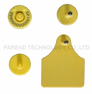 RFID animal ear tag Low frequency ， Sheep cow pig， RFID ，animal identification visual tag HDX，electr