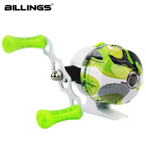 BILLINGS Spincast Reel 4.1:1 Gear Ratio Fishing Reel Built in High Power Line Can Replace Outdoor Sl
