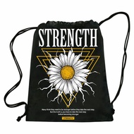 Promo 9.9 Sale Tas serut terbaru motif Serva bahan taslan waterproof tali besar