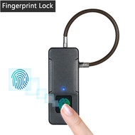 laday love New Portable Smart Fingerprint Lock Electronic Keyless Travel Anti-Theft Padlock Door Lug