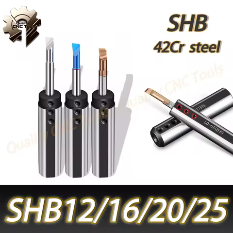 SHB12 SHB16 SHB20 SHB25 Small Diameter Boring Bars Round Shank Boring tool holder tools rod milling