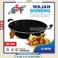 GSF G-2036 EAR PAN 36CM EAR PAN/ 36CM NON-STICK EAR ENAMEL PAN/ NON-SCRATCH FRYING PAN/ 36 CM ANTI-S