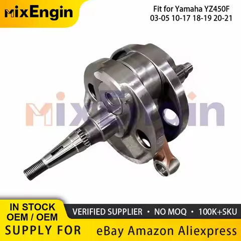 Motorcycle Engine Parts CRANKSHAFT ASSEMBLY Conrods Fit YZ450F 4T For 03-05 10-17 18-19 20-21 YAMAHA
