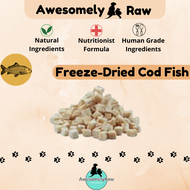 Freeze-dried Cod Fish Cube Pet Snack Pet Cat Treats 宠物零食 鳕鱼冻干 手工零食 手工宠物零食 天然零食 宠物冻干零食