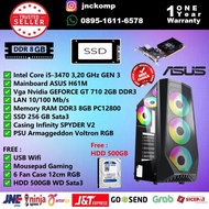 sale ASUS CPU Rakitan BARU Intel Core i5-3470 3,2GHz,VGA Nvidia