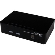 2 Port DisplayPort KVM Switch - 2560x1600 @60Hz - Dual Port DP USB, Keyboard, Video, Mouse Switch Bo