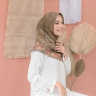 AZHA SERIES ANNAE SCARF HIJAB VOAL ULTRAFINE LASERCUT SQUARE
