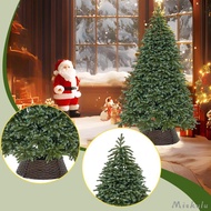 [Miskulu] Artificial Christmas Tree Christmas Decorations Premium with Trees Skirt Realistic Real To