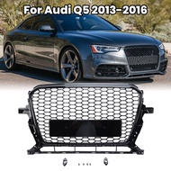 Front Bumper Honeycomb Mesh Grille For Audi Q5 2013-16 8R0853651AC 8R0853651AL EU USA Glossy Black R