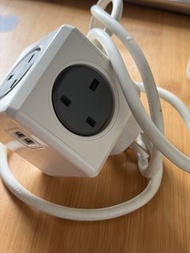 allocacoc PowerCube 內置USB 插頭款
