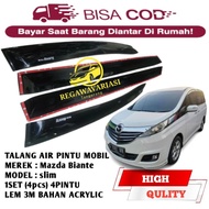 Mazda Biante Car Gutter slim model 4 Doors