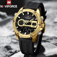 NAVIFORCE Men Watch Quartz Top Brand Luxury Digital Male Clock Military Army Sport Original Silicone