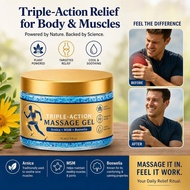 75ml Triple Effect Massage Cream Soothing Relaxing Body Balm U8N8