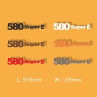 Backhoe Loader Case 580 Super E Loader Lift Sticker. 7 colors chooses. ( free transfer film )