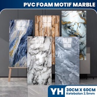 10PCS Marble Vinyl Wallpaper – Marble Pattern Foam 60x30cm | Waterproof & Elegant