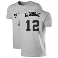 🔥LaMarcus Aldridge短袖棉T恤上衣🔥NBA馬刺隊Adidas愛迪達運動籃球衣服T-shirt男610