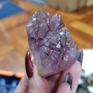 玻利維亞天然高貨紫水晶簇原石礦物標本很完整