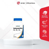 Viên uống Nutricost Astaxanthin 12mg (60 viên) nhập khẩu Mỹ chống oxy hóa mạnh giảm lão hóa bảo vệ t