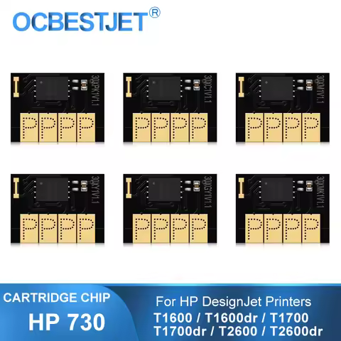 For HP 730 Ink Cartridge Chip New Upgrade HP730 Chip For HP DesignJet T1600 T1600dr T1700 T1700dr T2