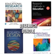 research bundle educational research research design research methods in education
