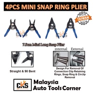 4pcs Mini Snap Ring Plier Set Mini Circlip Plier Plier Kecil Pembuka Circlip