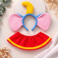 Dumbo Costume Dumbo Elephant Character Headband Dumbo Necklace Dumbo Elephant Clothes