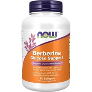NOW s plements, Berberine Glucose port, Combined with MCT Oil for Optimal Berberine Absorption, 90 S