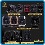 Crolla Alpha/Nexus/NEX360/Max Isofix Baby Car Seat/Air Carrier