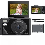 64MP WIFI 4K Digital Camera 180° Flip Screen Selfile Camera Small Portable 18X Digital Zoom Vlog Cam