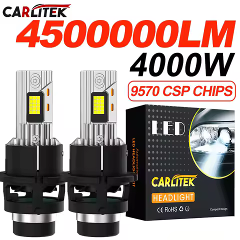 D2S D4S Led Car Headlights Bulb D2R D4R LED Car Light High power 4000W 1:1 Plug and Play 9570 CSP Ch