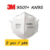 [Local Seller] 3M 9501 + P2 / KN95 Particulate Disposable Respirator ( 2 pcs / pkt )
