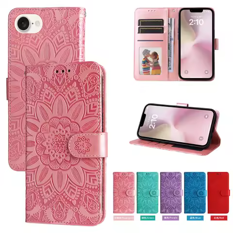 Magnetic Leather Wallet Flip Case for iPhone 16e 16 15 14 13 12 11 8 7 Plus Pro X XR XS Max Cover | 