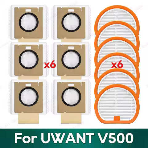Compatible with UWANT V500 Replacement Filters Dust Bag Spare Parts Kit