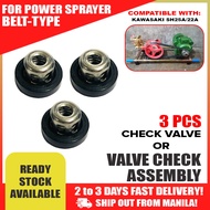 Valve Check Valve Assembly (3pcs) Compatible for Kawasaki Belt Type Power Sprayers