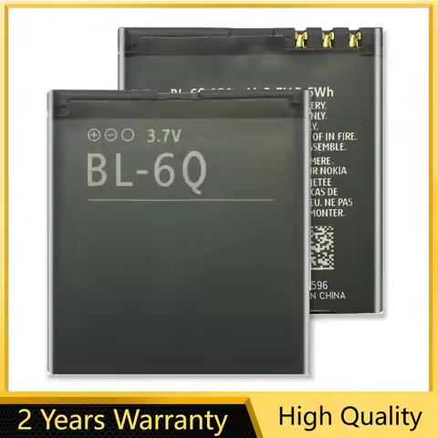 Battery For Nokia 6700 Classic 6700C E51i N82 N81 E51 /Battery model BL-6Q BL6Q / BL 6Q