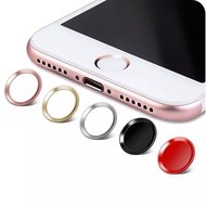 WARBE อุปกรณ์เสริมโทรศัพท์มือถือ ปุ่มกดโทรศัพท์ สำหรับ iPhone อัลตร้าสลิม กุญแจบ้าน สีดำ สติ๊กเกอร์ปุ่มโฮม ปลดล็อคด้วยลายนิ้วมือ สติ๊กเกอร์ปุ่มสัมผัส ตัวป้องกันปุ่มโฮม