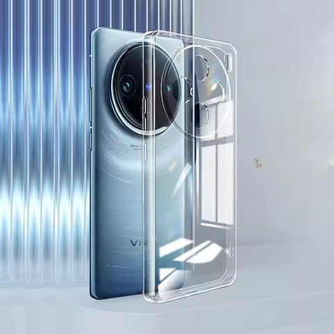 Shockproof Camera Len Transparent Silicone Case For VIVO X90 X90S X100 X100S X200 Pro mini Plus Ultr