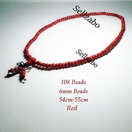 #K166 Small Beads Beaded Red Elastic Long Bracelets Accessories Aksesori Rantai Wanita Lelaki Ladies