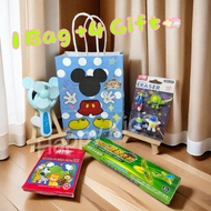 Hadiah kanak-kanak untuk kanak-kanak, hadiah hari jadi Kids Goodies Mickey Bag 🎉Hadiah Pek Cenderaha