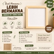 Multipurpose frame | Frame without glass | Frame Frame | DIY Frame | DIY Frame | Frame size 20cm x 2