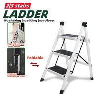 【SG Stock】2-3 Steps Ladder Step Folding Home Ladder Multifunctional Thickened Ladder