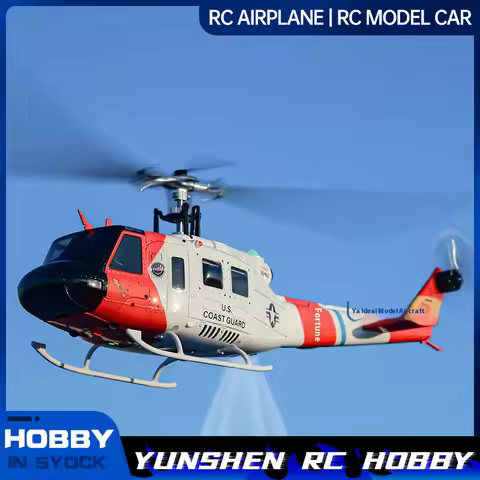 Yuxiang F07s Remote-Controlled Helicopter Uh-1 Huey Brushless Helicopter Model Gps Positioning Rtf A