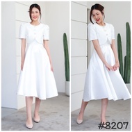 [LUXURY707] VG8207 : เดรสคอกลม ทรงสุภาพ