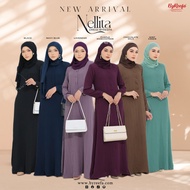 BYREEFA NELLITA DRESS | Jubah Dress | Dress Muslimah | Dress Raya | Dress Casual | Jubah Perempuan | Jubah Dress  Moden
